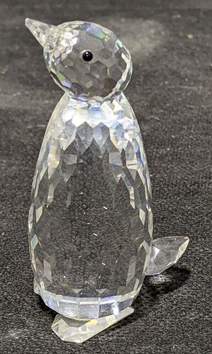 Retired SWAROVSKI Crystal Penguin Figurine - 3" - Picture 2 of 4