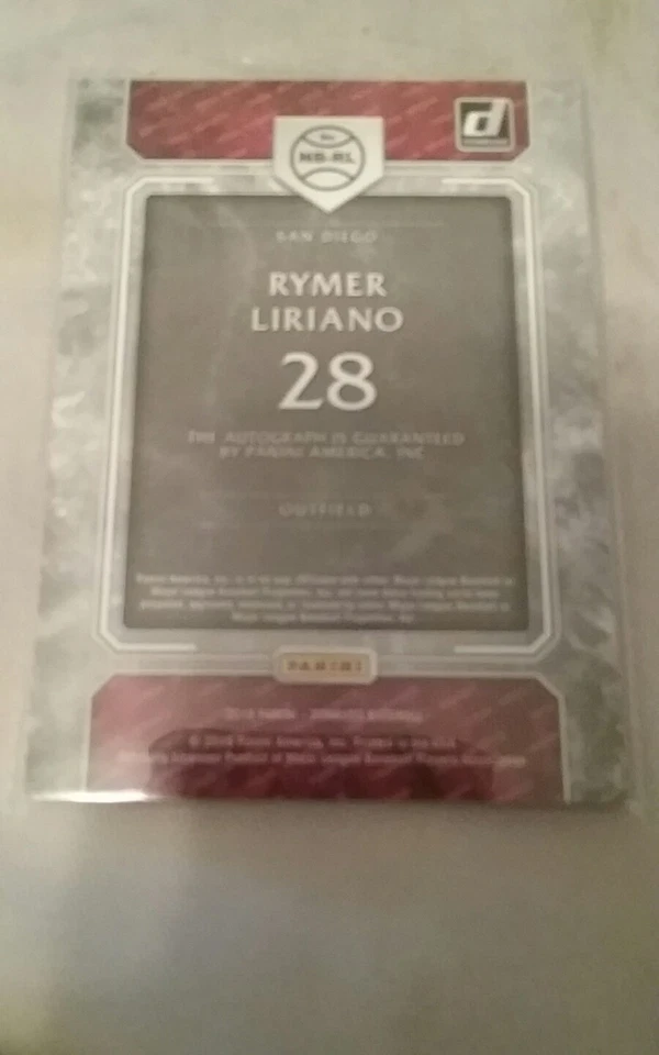 Donruss Rymer Liriano 2016 automático nueva raza #NbrL--SP Angels/Brewers Foto 2 de 2