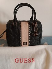 GUESS borsa vintage ( Bauletto con tracolla) nero/beige