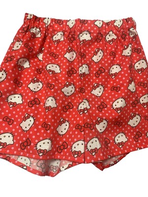 Boxer Shorts Unisex Women Hello Kitty Red NWT Medium Fun Gift Idea PullOn