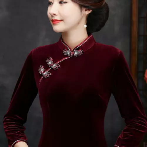 Niñas Estilo Chino Tradicional Modificado Cheongsam Nuevo Vestido Qipao Banquete Fiesta - Imagen 4 de 39