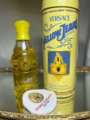 Yellow Jeans Versace edt 75 ml. Vintage 1996. Sealed (not used