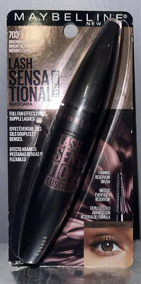 Maybelline Lash Sensational Luscious Mascara 703 BROWNISH BLACK 0.32 oz 