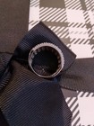 Genuine Red Diamonds & White Diamond Band Ring in SIZE 7 — photo 9