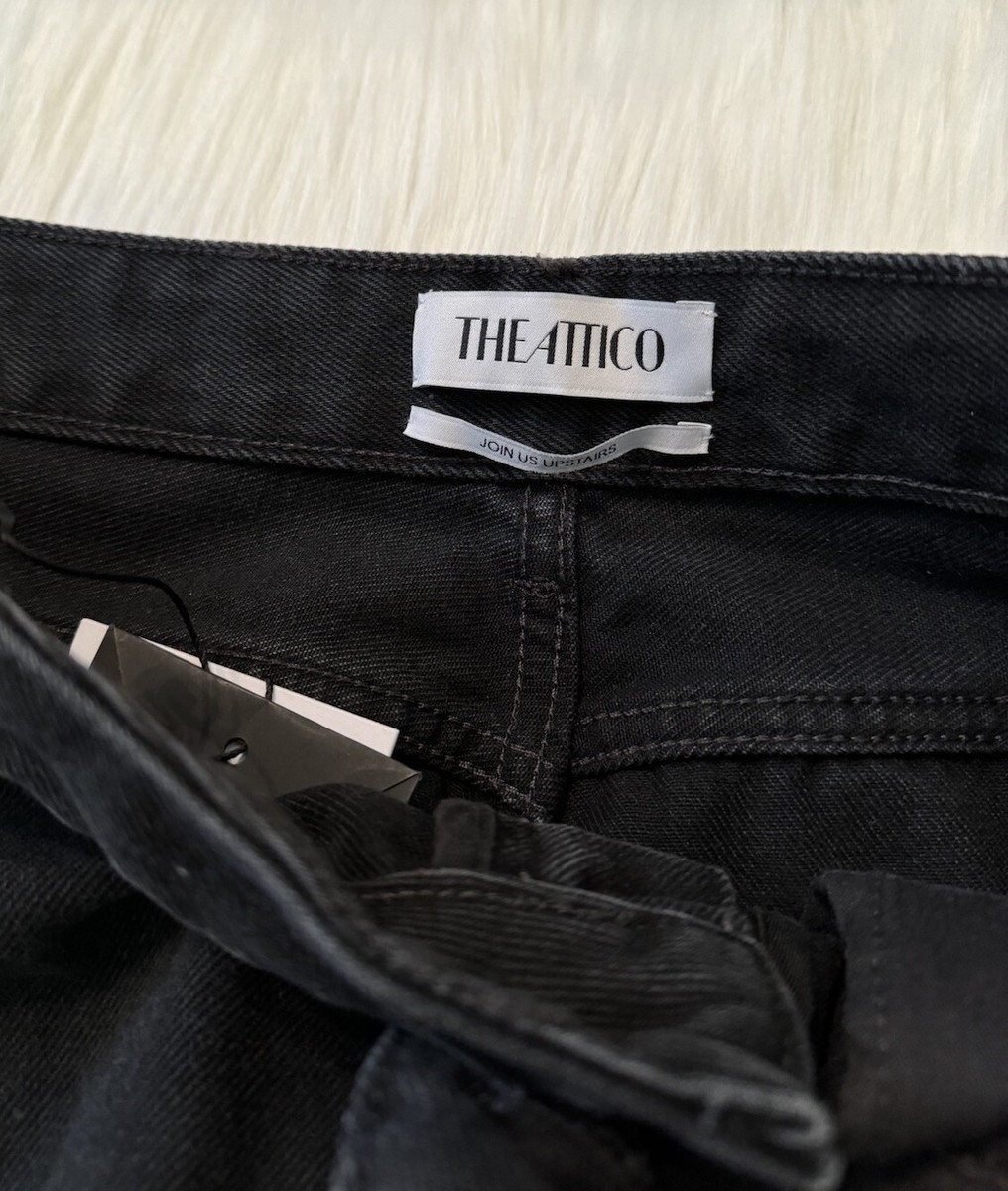 The Attico New Essie Long Pant Denim Jeans Black 30 | eBay