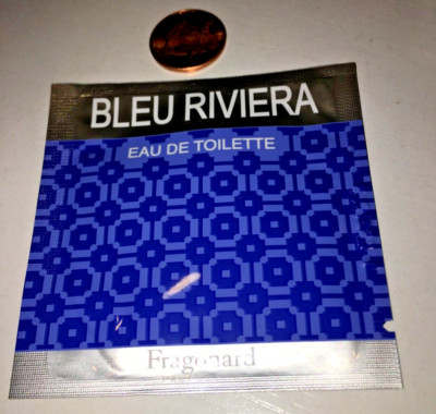 MENS FRAGONARD BLEU RIVIERA 2 ML TOWELETTE Perfume EDT NEW FORMULA 2024 LAVENDER