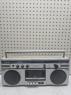 Vintage Crown Stereo Radio Recorder Model: CSC-130 Missing Antenna Parts Read