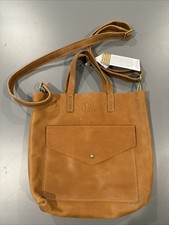 Genuine Tan Leather Handbag, Women’s Purse New Medium Sseko