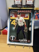 2024 Topps Update Series Evan Carter RC #US58 Super-Box oversize