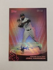 2022 Topps X Aoki Josh Harrison 06/10 BB Party Glitter Pink Foil White Sox