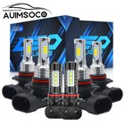6000K LED Headlights Fog Lights Bulbs for GMC Sierra 1500 2500 HD 3500 2003-2006