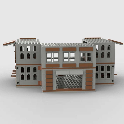 MOC Military Base City Fortress Warehouse Tower Weapon Building Blocks Set Lot - Picture 8 of 46