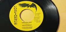CONFIDENCE / EDI FITZROY - PRISON LIFE Roots / REGGAE 45"  ORIG