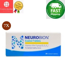 7 X  Neurobion - Vitamin B1, B6, B12/Nerve Relief, 20 Tablets ⭐FAST SHIPPING⭐
