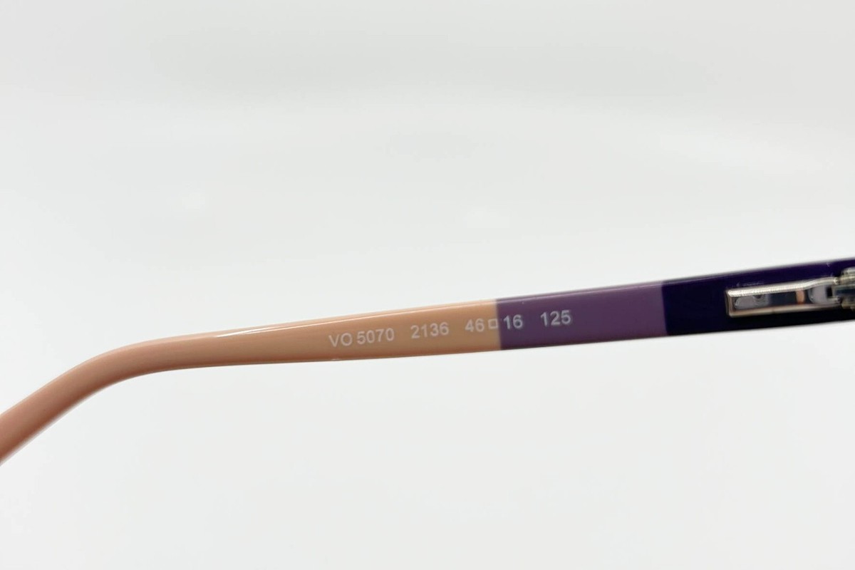 メガネ vogue eyewear Vogue - 5070 VISTA - 2136 (5070 VISTA 2136) Vogue VO5070 2136 Eyeglasses Frames Girls Purple Full Rim 46