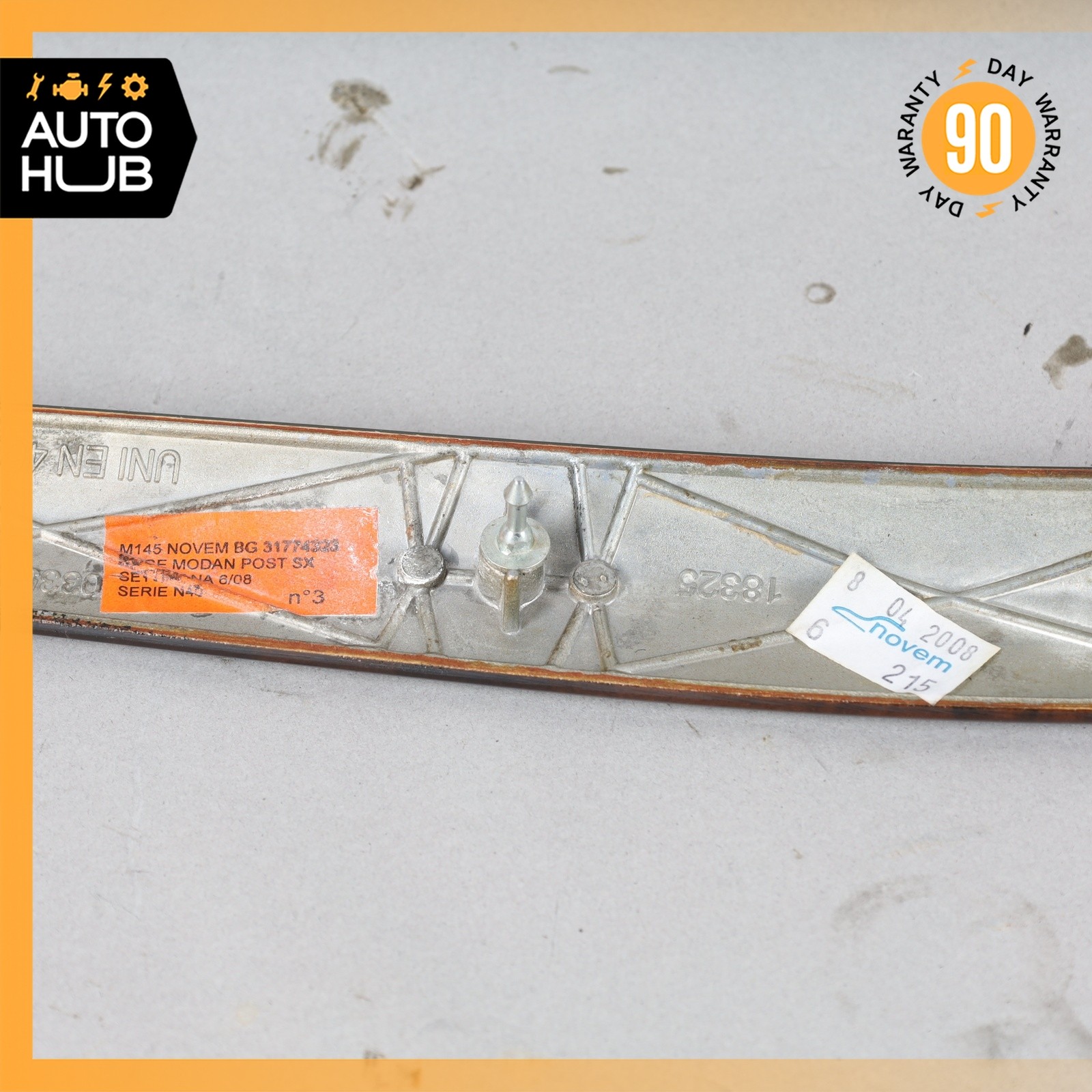 08-19 Maserati GranTurismo M145 Coupe Rear Left Door Panel Trim Wood OEM 66k