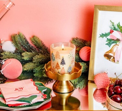 Sweet Grace Holiday Tree Candle