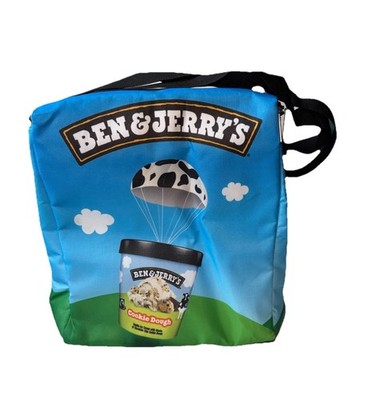 Ben & Jerry's Soft Cooler Collector Kühltasche / Cookie Dough / Blau