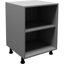 Kitchen 600mm Base Unit Onyx Grey Carcass Without Doors Fully Assembled