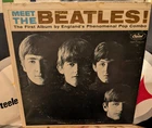 THE BEATLES Meet The Beatles! 1964 Capitol Records LP T2047 CLEANED/TESTED G+