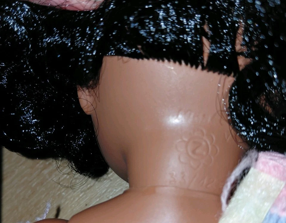 Vintage Zapf Black Ethnic Doll With Orignal Outfit And Shoes 12" - Image 3 of 4