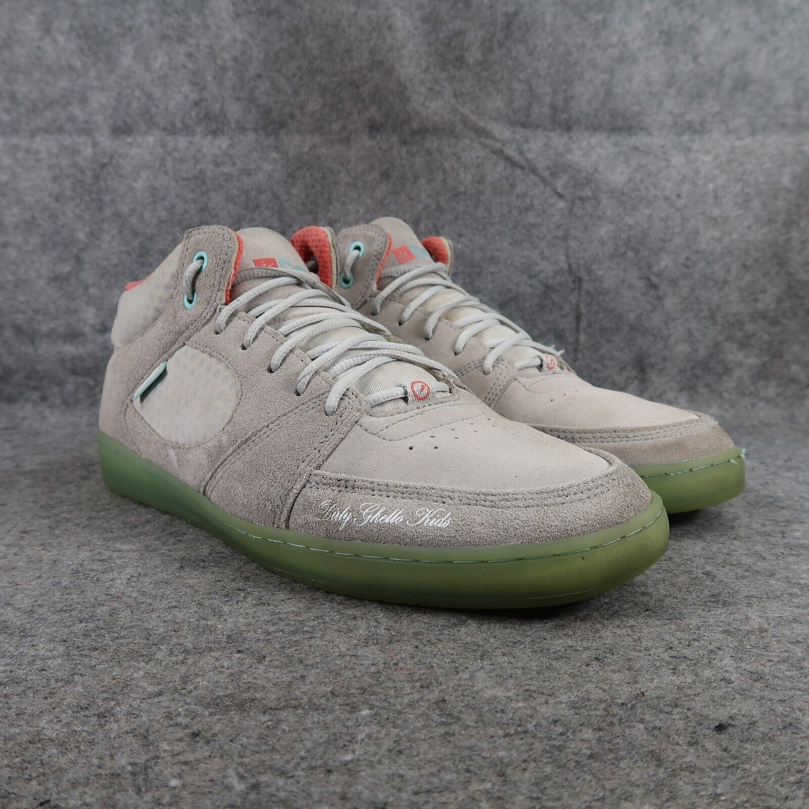 SAOLA DGK x ES Scarpe Uomo 11.5 Sneakers Accel Slim Mid Skateboard Casual Pelle