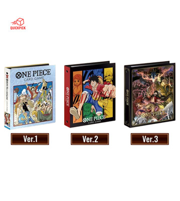 One Piece Card Game 9-Pocket Binder Set 2022 Ver.1,2&3 Bandai Namco NEU & Sealed