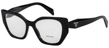 Prada PR 18WV 1AB1O1 Black Plastic Fashion Eyeglasses 52mm