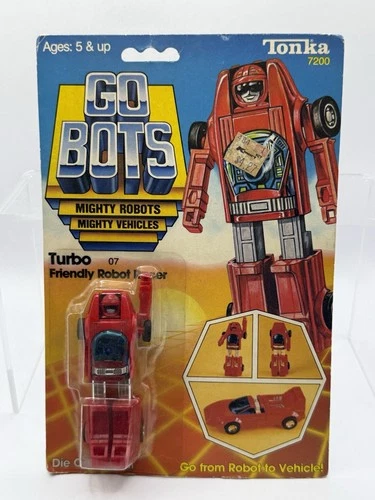 1983 TONKA GO BOTS TURBO MOC MINT ON CARD