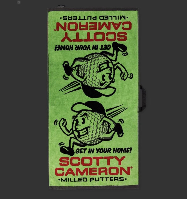 New Scotty Cameron Baller Boy Towel GREEN RARE