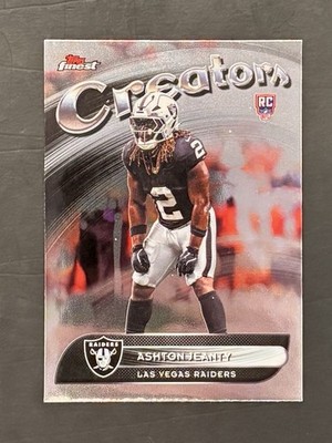 2025 Topps Finest- RC Ashton Jeanty Creators Base Insert #CR-9 Rookie LV Raiders