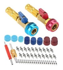 R134A Refrigerant Valve Core Remover  Installer Tool Set, AC High/Low