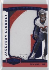 2018 Panini Plates & Patches Full Coverage Blue 42/45 Jadeveon Clowney 8d4