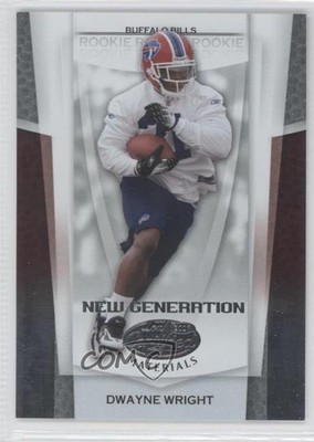 2007 Leaf Certified Materials New Generation 91/1500 Dwayne Wright Rookie RC 2x3