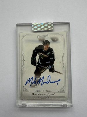 2020-21 Upper Deck Clear Cut Auto Mike Modano Dallas Stars Sammelkarte Champs
