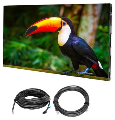 American DJ WMS1 1.9mm Pixel Pitch RGB SMD1212 LED Video Panel+Power+Data Cables