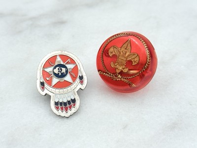 VTG REGION 9 NINE Boy Scout National Jamboree NECKERCHIEF SLIDE BSA Warshield