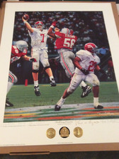 DANIEL MOORE Alabama Football Winning Connect ME Signed By Barker And Williams 