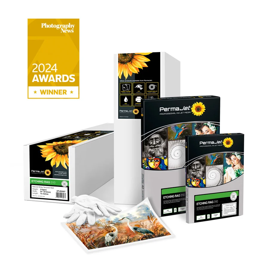 PermaJet Etching Rag 310 A4 Photo Paper - 25 Sheets - 65613