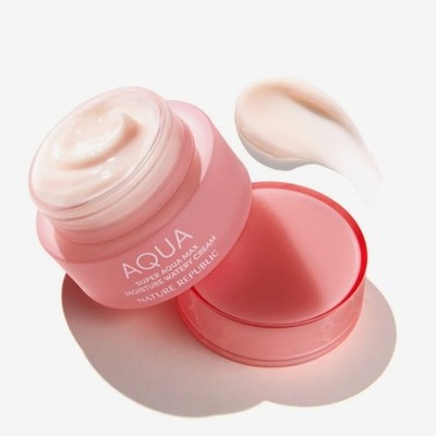 NATURE REPUBLIC Super Aqua Max Moisture Watery Cream 80ml Hydrating For Dry Skin
