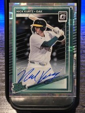 Nick Kurtz 2025 Donruss Optic Pandora Rated Prospects Auto #20/25 ~ Athletics