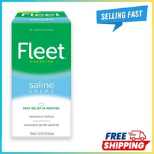 Saline Enema Laxative - 4.5 fl oz , Box of 4 Bottles (20164)