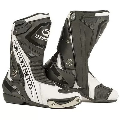 Richa Blade WP Motorcycle Boots Waterproof Black / White Size 48