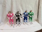 Bandai Mighty Morphin Power Rangers Flip Head Figures Lot of 4 Vintage 1993