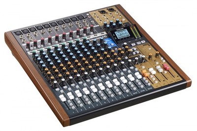 4907034131266 Tascam MODEL 16 Audio-Mixer 16 Kanäle 20 - 30000 Hz Schwarz, Gold,