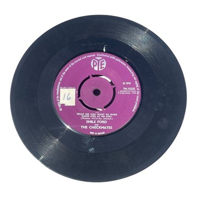 Emile Ford & The Checkmates - Original 1959 Pye 7'' Single - What Do You Want/Don