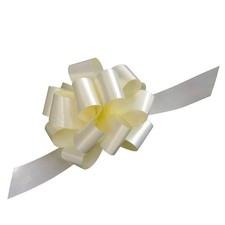 10 PCS Ivory Decorative Gift Pull Bows 5" Wide Wedding Birthday Baskets