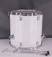 Ludwig BackBeat Elite 16"x14" Floor Tom – Arctic Grain – NEW – FREE SHIPPING