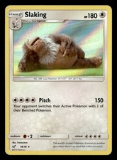 Slaking Rare Holo Detective Pikachu 18/18 LP Pokémon TCG
