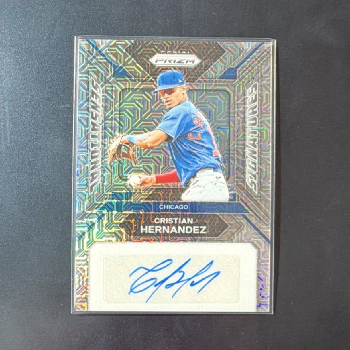 Panini Prizm 2024 Sensational Signatures Cristian Hernandez Mojo Auto 15/25 Cubs
